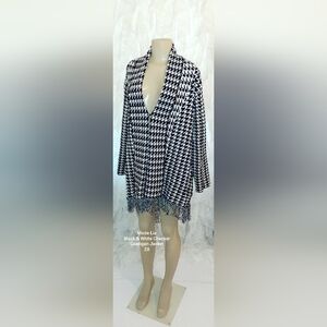 Mode Lia Checker Coatigan Jacket 2X